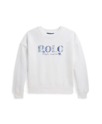 Girls' 7-16 Logo Terry Crewneck Sweatshirt