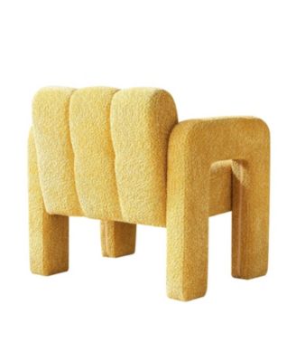 31.10" Wide Boucle Upholstered Accent Chair