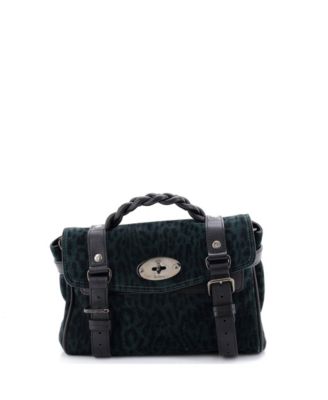 Mini Alexa Satchel NM Printed Suede and Leather
