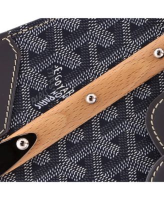 PM Saigon Top Handle Bag Coated Canvas with Leather