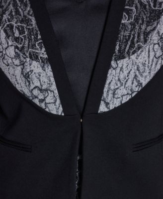 Women's V-Neck Printed Wrap Jacket