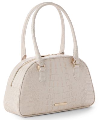 Angie Alden Road Leather Medium Satchel Bag