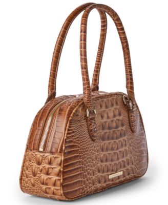 Angie Alden Road Leather Medium Satchel Bag