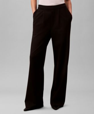 Women's Ponte High Rise Wide Leg Pants