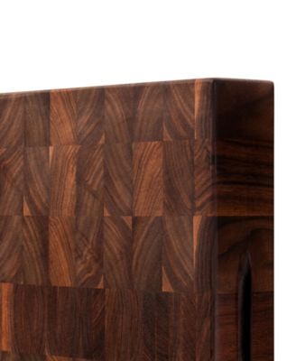 CCB Series Square Wooden Walnut Cutting Board, 18" x 18"