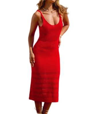 Women's Elusive Cover-Up Midi Beach Dress