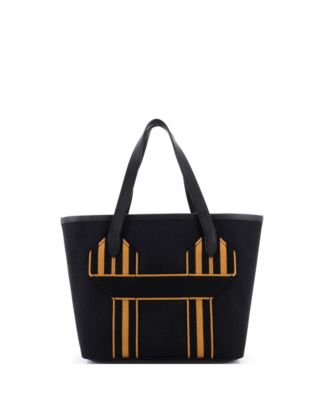 Pursangle Tote Canvas with Leather