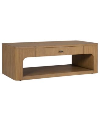 Nordic 52" Wood Rectangular Coffee Table