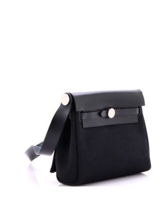 20 Herbag Zip Toile and Leather