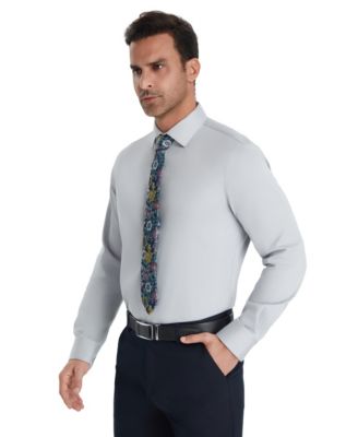 Men's Sateen Solid Dress Shirt
