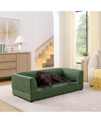 Oversized Pet Sofa for Large Dogs, Modern Design with Backrest & Cushion
