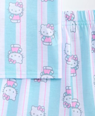 Girls' 4-10 Button-Down Pajamas, 2-Piece Set