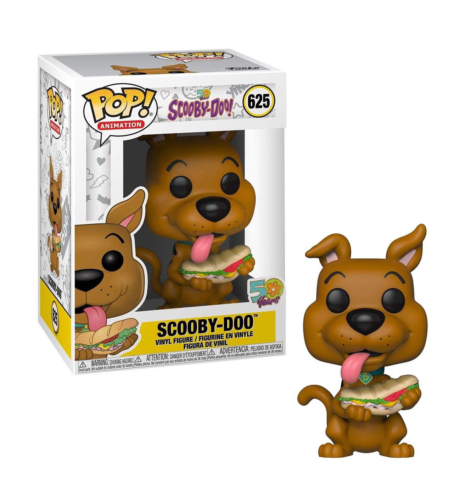 Детская фигурка Funko Pop! Scooby-Doo Scooby w/ Sandwich 3.75" Vinyl Figure, Ages 3+ — фото 1