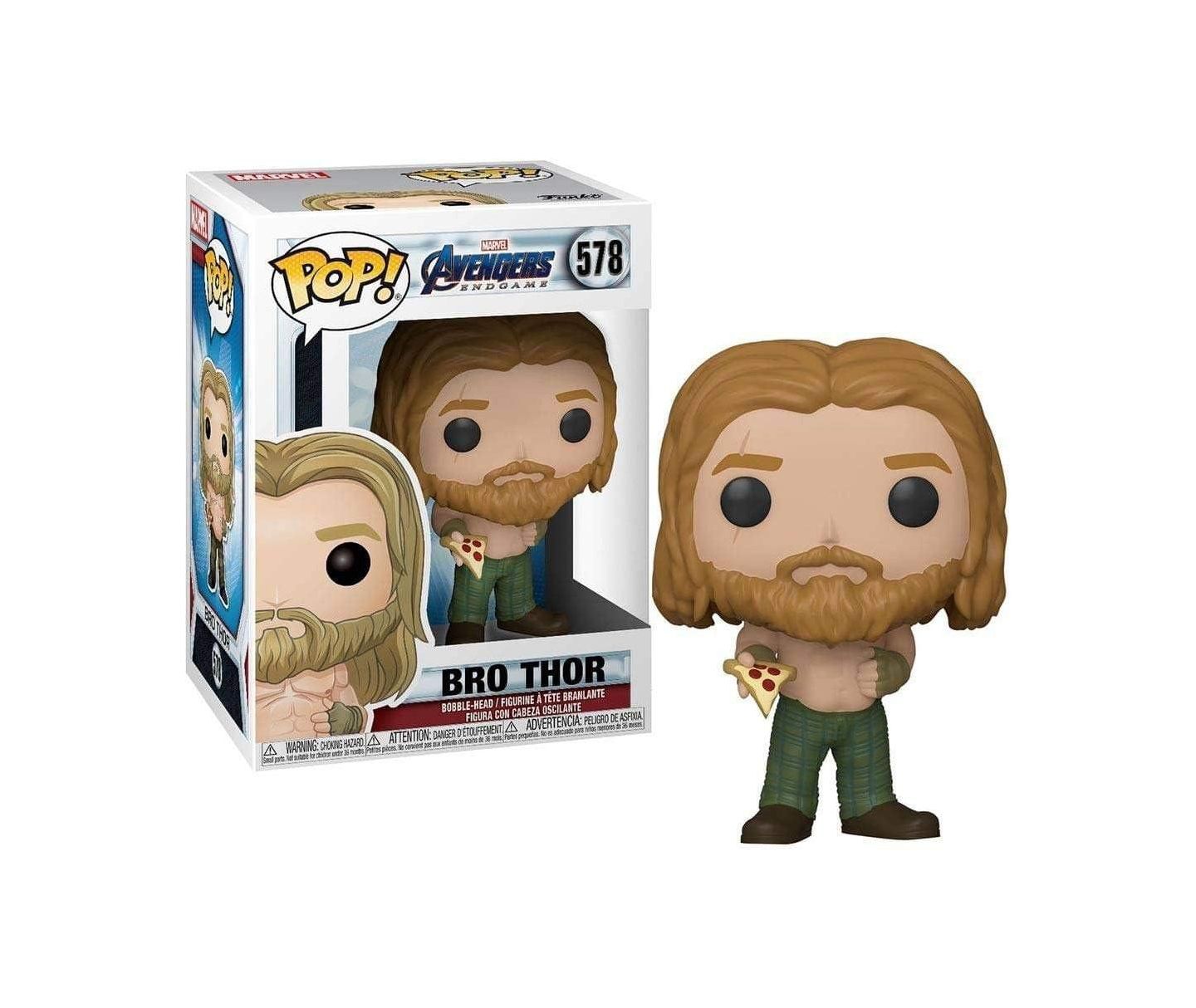 Детская фигурка Funko Marvel Avengers Endgame POP Bro Thor with Pizza — фото 2