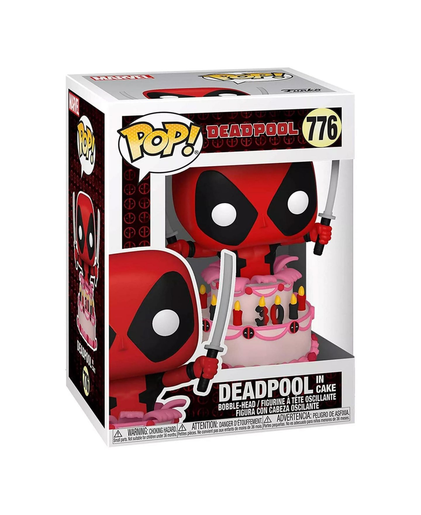Детская фигурка Funko Marvel POP Deadpool in Cake — фото 3