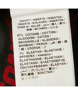 Men's Black Printed Cotton Knit Sweatshirt