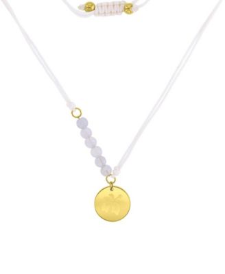 Waterproof Yellow Hibiscus Labradorite Adjustable Necklace