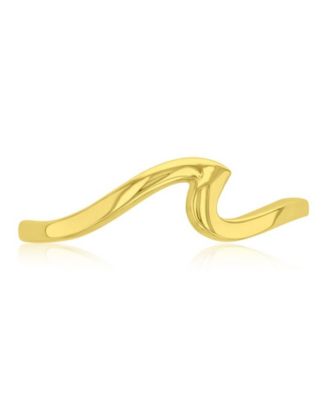 Waterproof Yellow Wave Ring