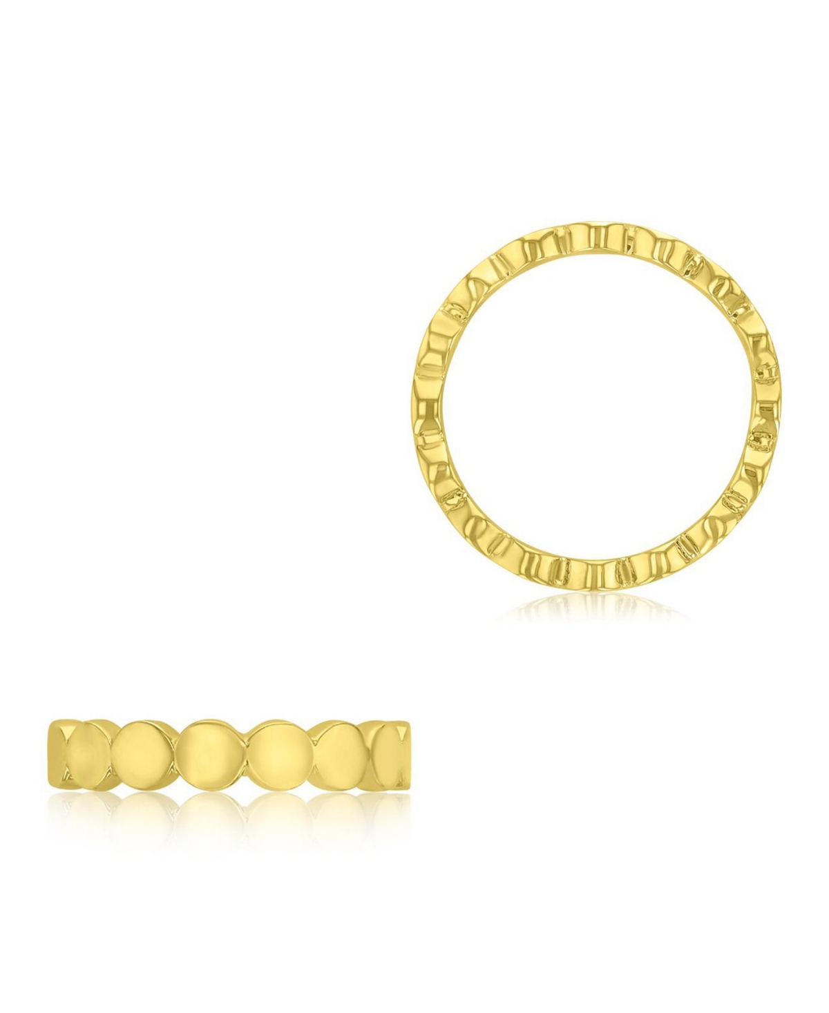 Roxy Waterproof Yellow Discs Band Ring