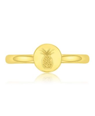 Waterproof Yellow Pineapple Toe Ring