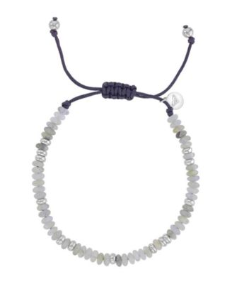 Waterproof Platinum Labradorite Adjustable Bracelet