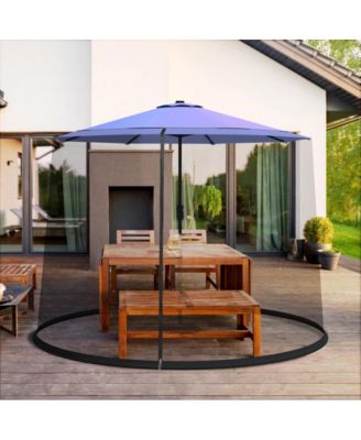 9 -10 Feet Outdoor Umbrella Table Screen Mosquito Bug Insect Net
