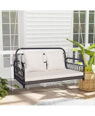 LUCKY ONE 2-Person Outdoor Hanging Chair with Ropes