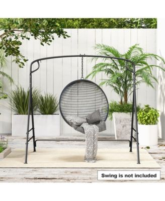 Outdoor Metal Swing Frame with Extra Side Bars