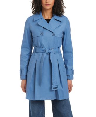Women's Short Double-Breasted Trench Coat