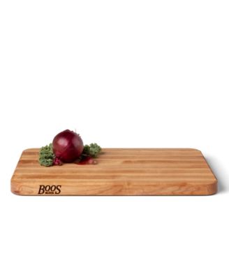Chop-N-Slice Series Rectangular Wooden Maple Cutting Board, 20" x 14"