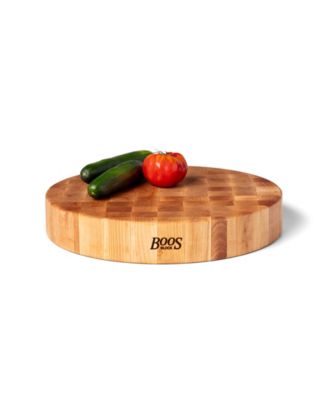 CCB Series 18" Round Wooden Maple Cutting Board