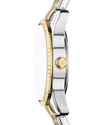 Women's Scarlette Three-Hand Day-Date Two-Tone Stainless Steel Watch, 34mm