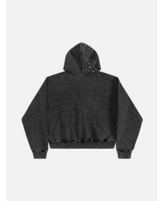 Women's Rhinestone Boxy Zip Up V302 Hoodie