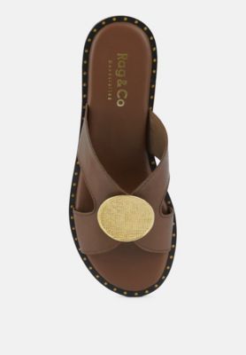 EUDORA Womens Embellished Slip-on flats