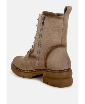 Womens Azalea Lace Up High Ankle Boots