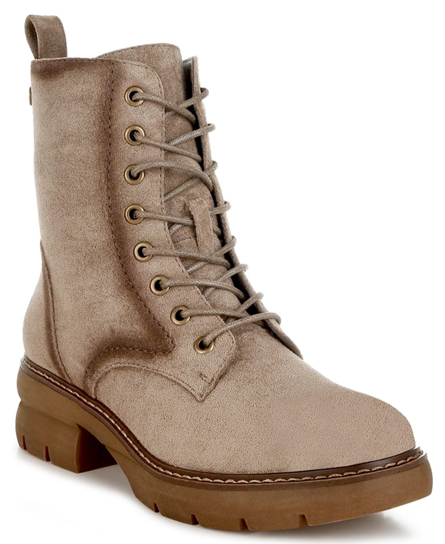 Женские ботинки London Rag Azalea Lace Up High Ankle, цвет: Бежевый / Хаки — фото 5