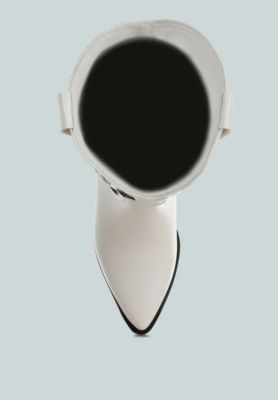 Womens Precious Mirror Embellished High Ankle Boots