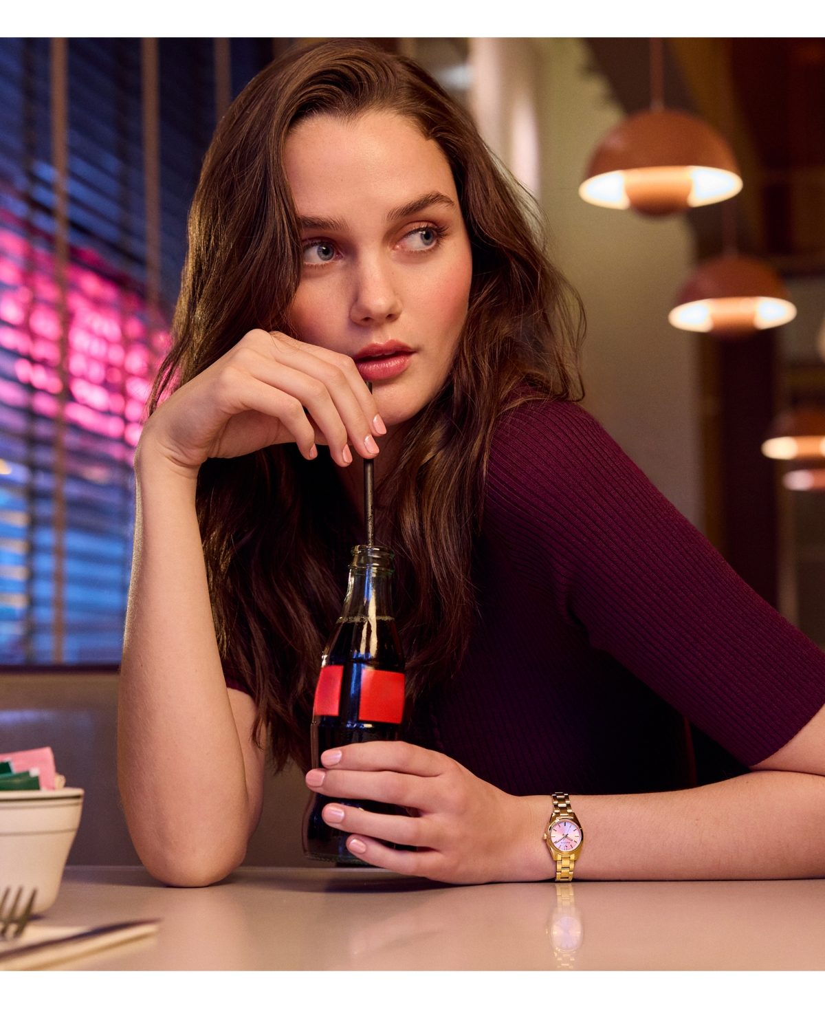 Bulova Women's Classic Surveyor Gold-Tone Stainless Steel Bracelet Watch 22.7mm