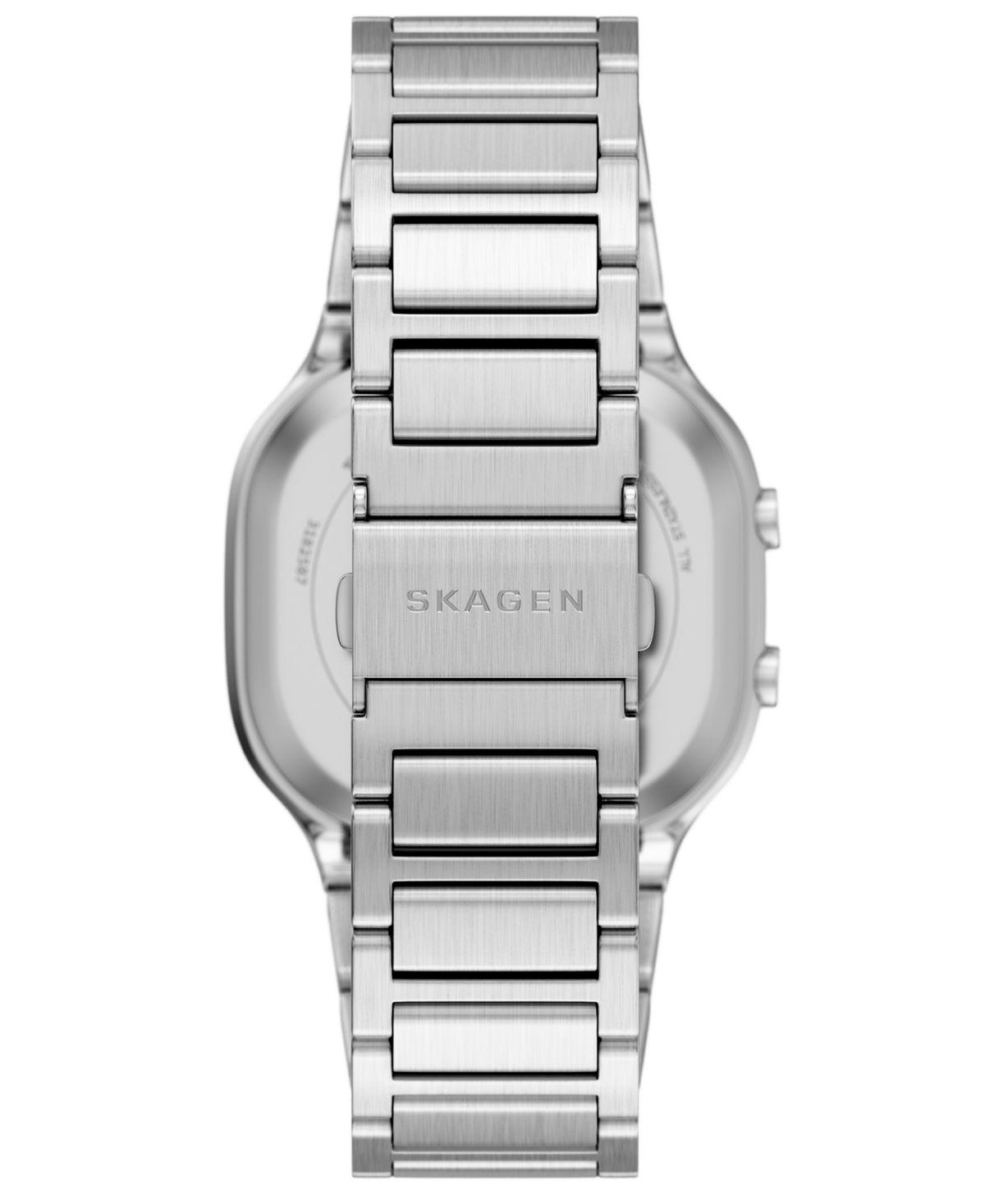 Skagen Men's Mellem Digital Lcd Silver Stainless Steel Watch, 38mm