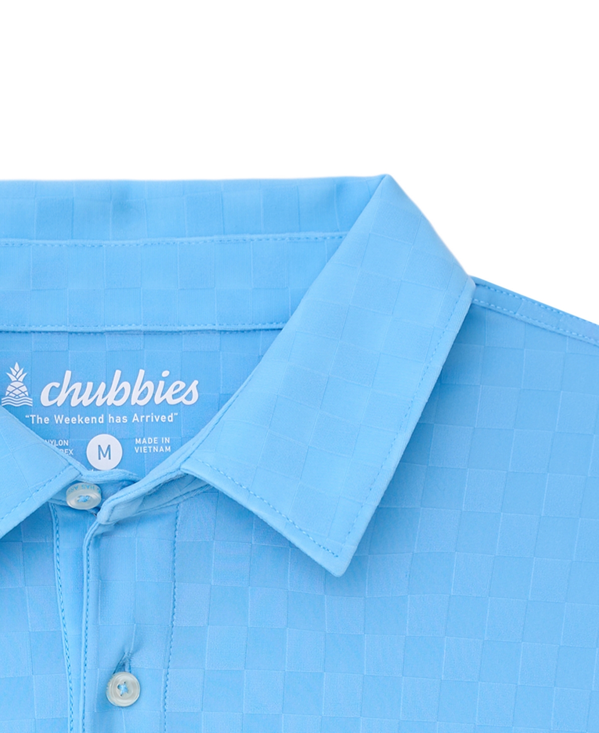 Chubbies Men's The Vanna Textured Performance Polo Shirt