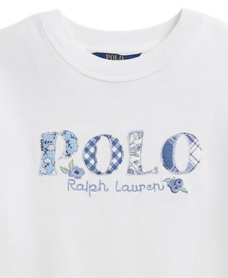 Girls' 7-16 Logo Terry Crewneck Sweatshirt