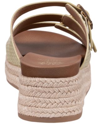 Women's Fabulist Triple Buckle Espadrille Wedge Sandals