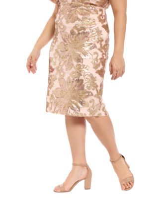 Plus Size Recut Pencil Skirt