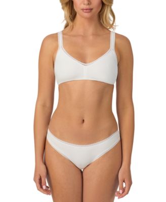 Women's Cabana Cotton Lace-Trim Bralette 010404