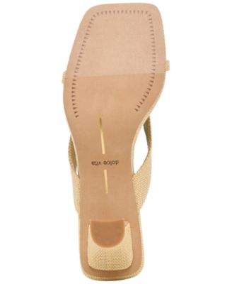 Women's Brevel Thong Low Block Heel Dress Sandals