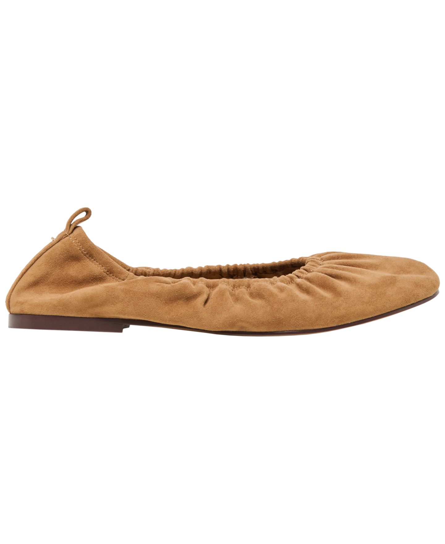 Женские балетки Dolce Vita Conrad Cinched Classic Flats, цвет: Коричневый замшевый — фото 2