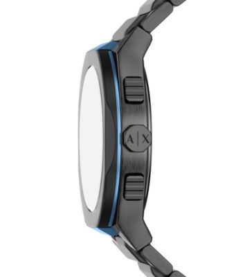 Armani Exchange Men's Sync Quartz Chronograph Gunmetal Stainless Steel Watch, 44mm