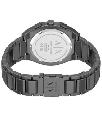 Armani Exchange Men's Sync Quartz Chronograph Gunmetal Stainless Steel Watch, 42mm