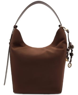 Simone Small Suede Hobo Handbag