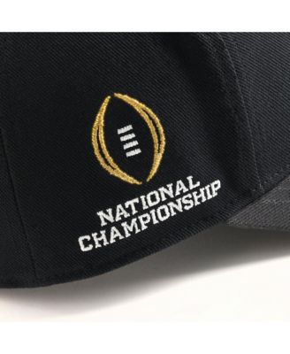 Men's Black/Anthracite Indiana Hoosiers 2025 College Football Playoff National Champions Locker Room Rise Structured Hat